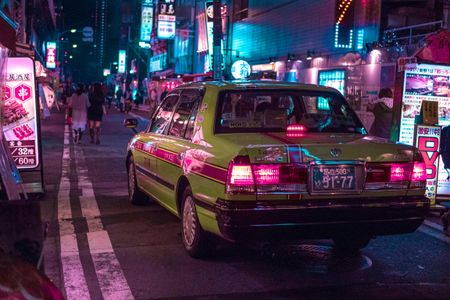 Neon City Streets — 64-piece jigsaw puzzle