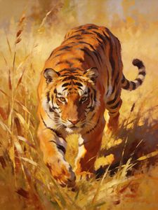 Majestic Tiger Stalking — 400-piece jigsaw puzzle