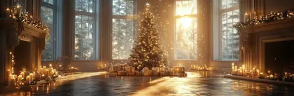 Cozy Christmas Glow — 200-piece jigsaw puzzle