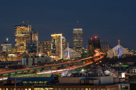 Boston Skyline at Night — 300-piece jigsaw puzzle