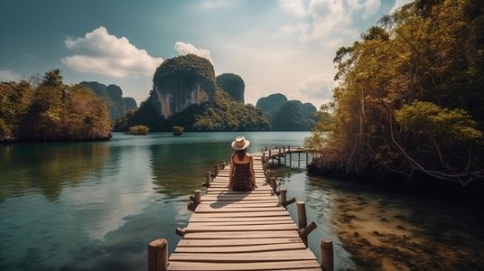 Tranquil Dockside Retreat — 400-piece jigsaw puzzle
