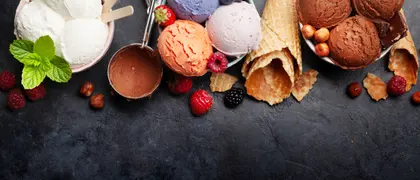 Assorted Ice Cream With Waffle Cones — 90-piece jigsaw puzzle