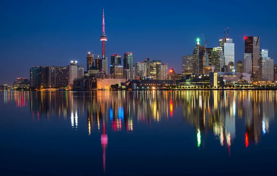 Toronto Night Reflection — 150-piece jigsaw puzzle