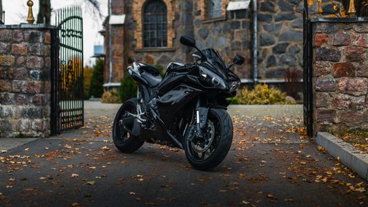 Sleek Motorcycle Elegance — 300-piece jigsaw puzzle