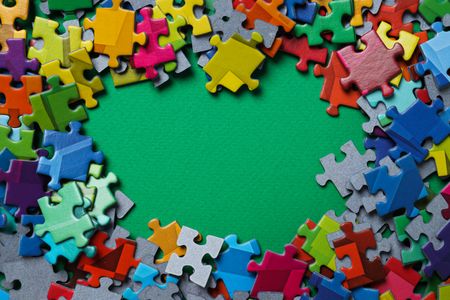 Colorful Puzzle Fragments — 300-piece jigsaw puzzle