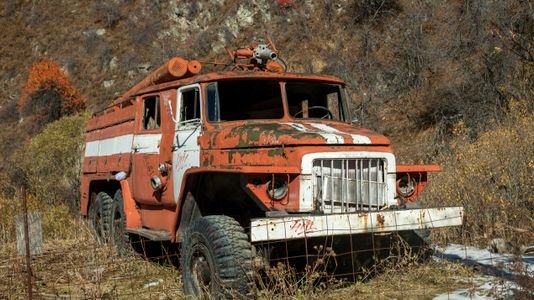 Rusty Fire Truck — 150-piece jigsaw puzzle