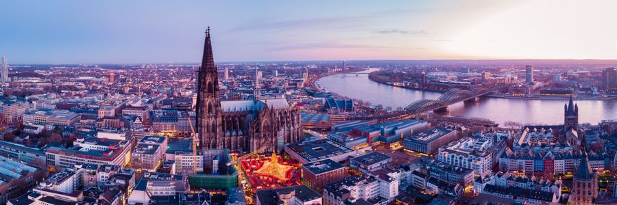 Evening in Cologne — 150-piece jigsaw puzzle