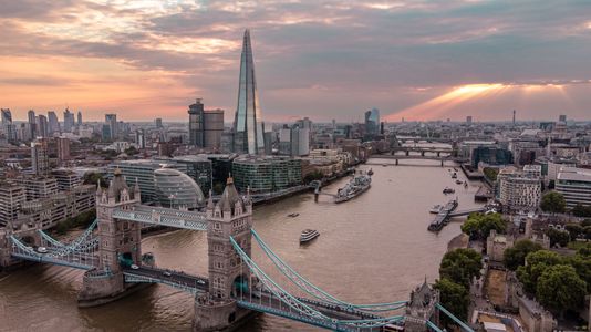 London Sunset Skyline — 200-piece jigsaw puzzle
