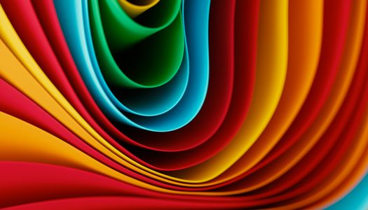 Vibrant Color Waves — 64-piece jigsaw puzzle