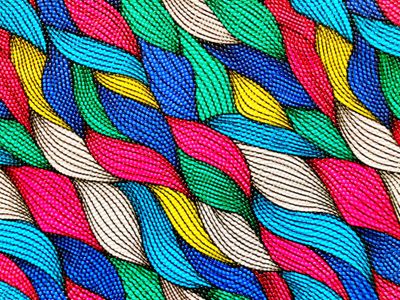 Vibrant Textile Weave — 100-piece jigsaw puzzle