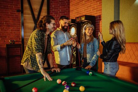 Joyful Billiards Night — 300-piece jigsaw puzzle