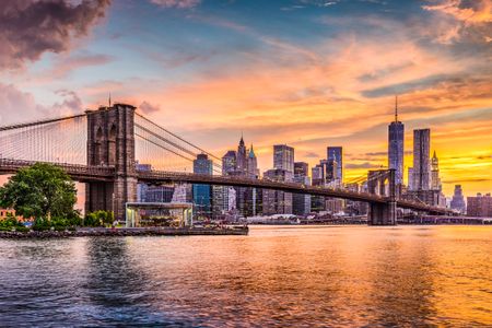 Sunset Over Manhattan — 150-piece jigsaw puzzle