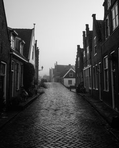 Misty Cobbled Street — 300-piece jigsaw puzzle