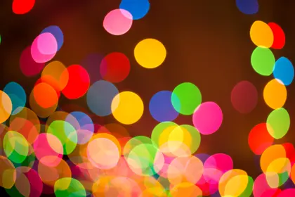 Colorful Bokeh Lights — 100-piece jigsaw puzzle