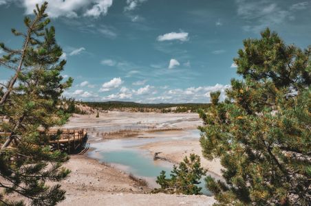 Serene Geothermal Vista — 150-piece jigsaw puzzle