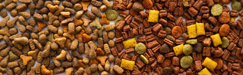 Colorful Pet Kibble — 64-piece jigsaw puzzle