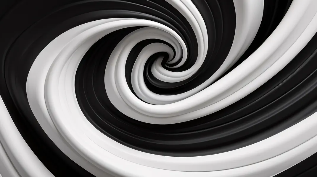 Monochrome Vortex — 300-piece jigsaw puzzle