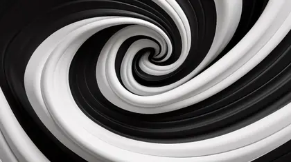 Monochrome Vortex — 300-piece jigsaw puzzle