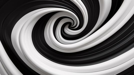Monochrome Vortex — 300-piece jigsaw puzzle