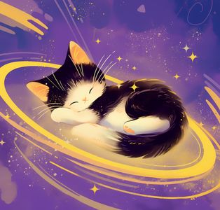 Galactic Kitten Dream — 500-piece jigsaw puzzle