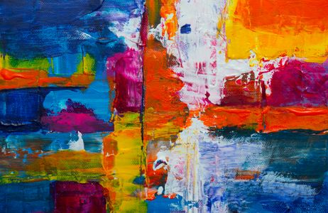 Vibrant Color Collision — 100-piece jigsaw puzzle