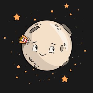 Smiling Moon Adventure — 100-piece jigsaw puzzle
