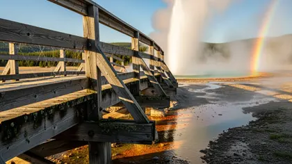 Geyser and Rainbow — 300-piece jigsaw puzzle