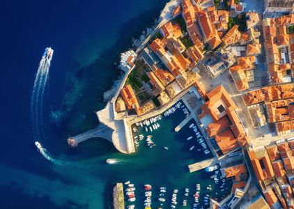 Harbor City Aerial — 300-piece jigsaw puzzle
