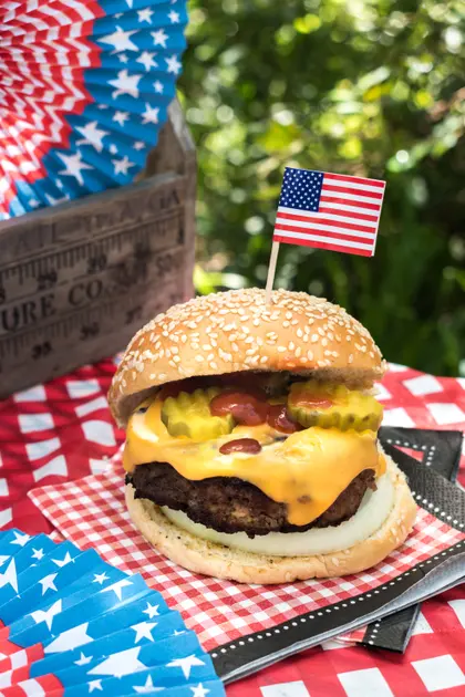 Patriotic Picnic Burger — 200-piece jigsaw puzzle