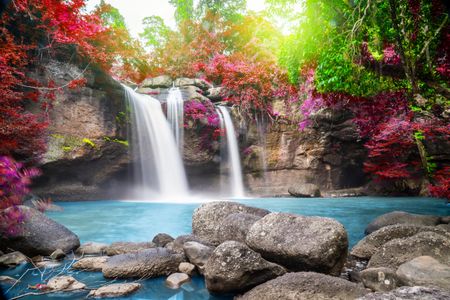 Mystical Waterfall Oasis — 150-piece jigsaw puzzle
