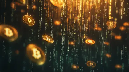 Cryptocurrency Rainfall — 200-piece jigsaw puzzle