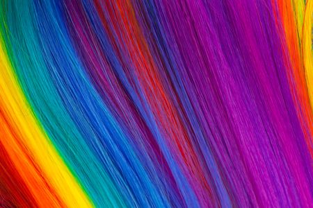 Rainbow Hair Strands — 300-piece jigsaw puzzle