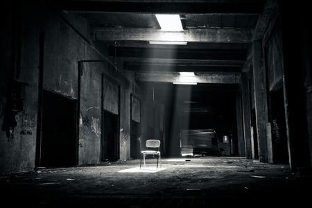 Lonely Chair in Warehouse — 150-piece jigsaw puzzle