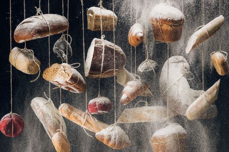 Floating Artisan Breads — 150-piece jigsaw puzzle