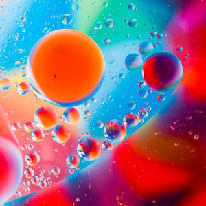 Vibrant Liquid Spheres — 300-piece jigsaw puzzle