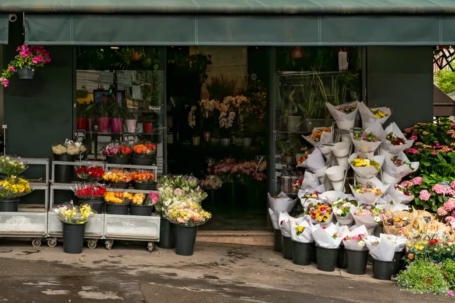 Charmante boutique de fleurs — puzzle de 400 pièces