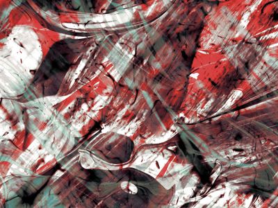 Chaotic Brushstrokes — 200-piece jigsaw puzzle