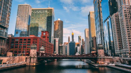 Urban River Reflection — 150-piece jigsaw puzzle