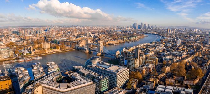 Panoramic London Vista — 300-piece jigsaw puzzle