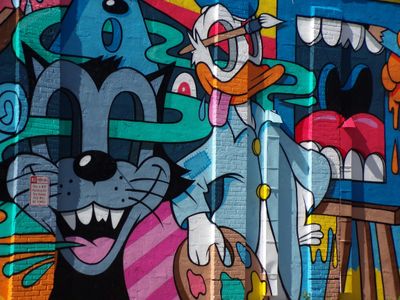 Vibrant Urban Mural — 300-piece jigsaw puzzle