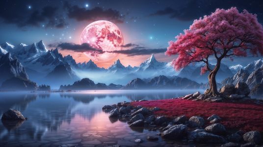 Moonlit Dreamscape — 500-piece jigsaw puzzle