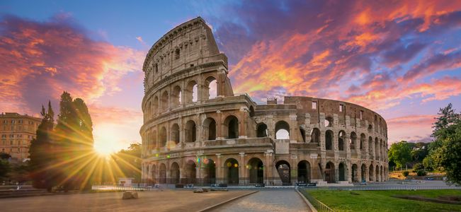 Sunset Over Colosseum — 300-piece jigsaw puzzle