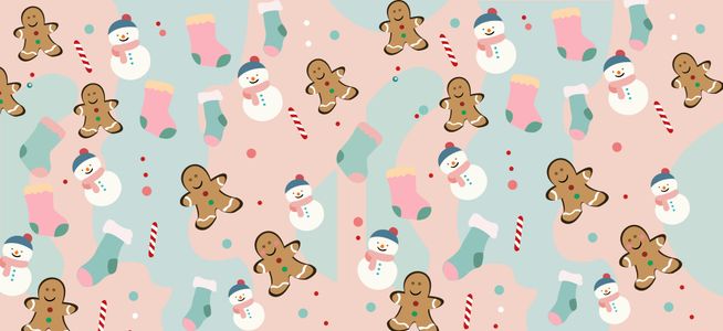 Festive Gingerbread Delight — 64-piece jigsaw puzzle