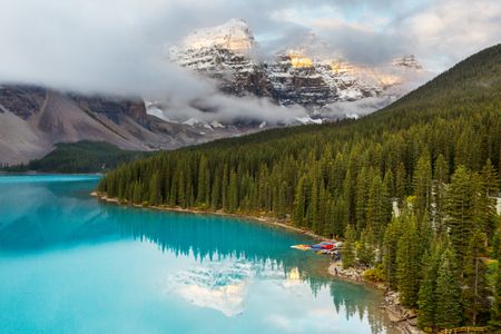 Serene Mountain Lake — 200-piece jigsaw puzzle