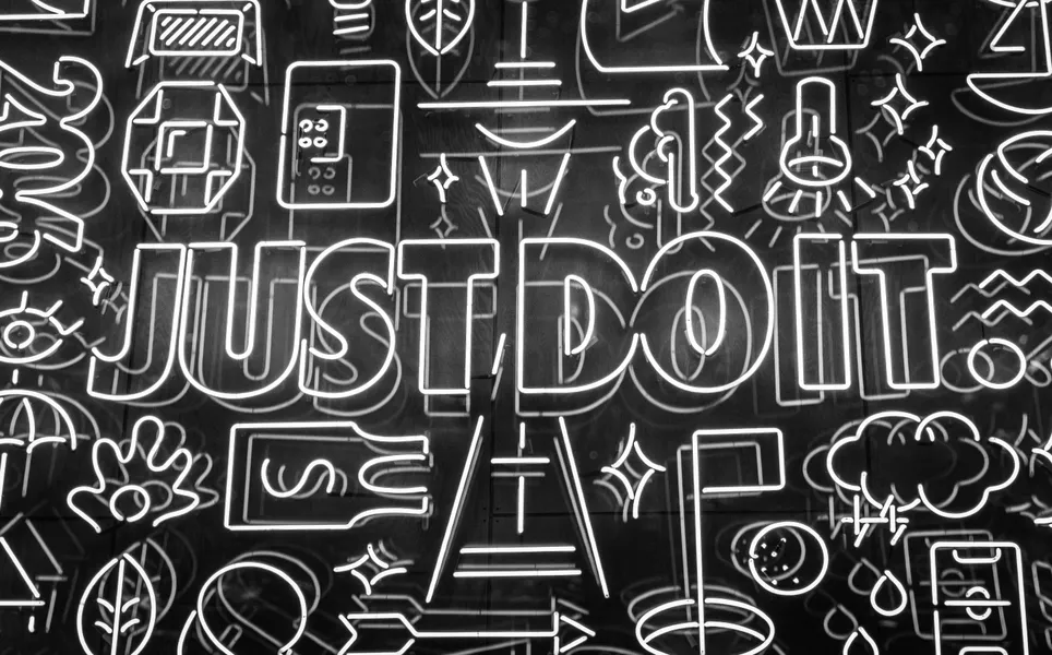 Neon Motivation — 100-piece jigsaw puzzle