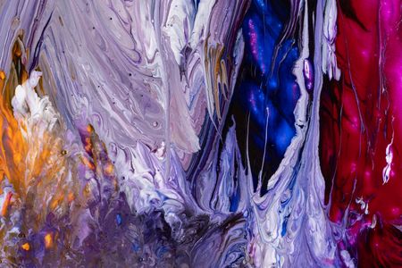 Vibrant Abstract Splash — 150-piece jigsaw puzzle