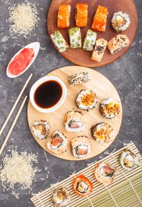 Sushi Delight Platter — 64-piece jigsaw puzzle
