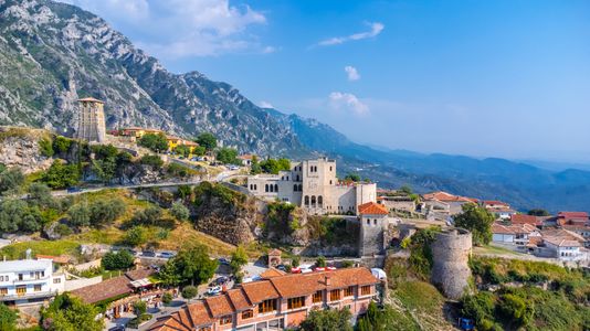 Castle on Mountain Ridge — 300-piece jigsaw puzzle