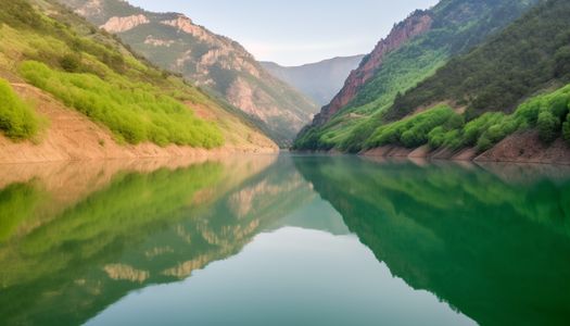 Tranquil Mountain Lake — 500-piece jigsaw puzzle