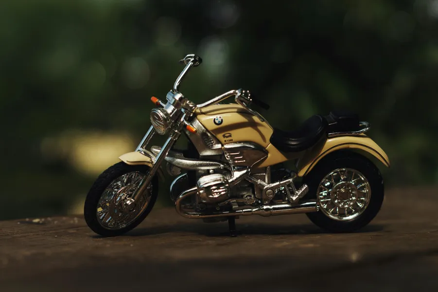 Miniature Motorcycle Charm — 150-piece jigsaw puzzle